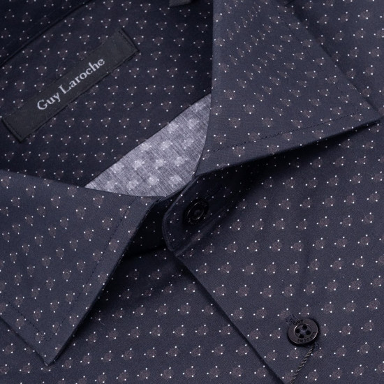 Guy Laroche Μπλε Πουκάμισο Με Σχέδιο - GLEW28705/CL