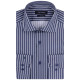 Guy Laroche Μπλε Πουκάμισο Ριγέ - GLEW28713/CL