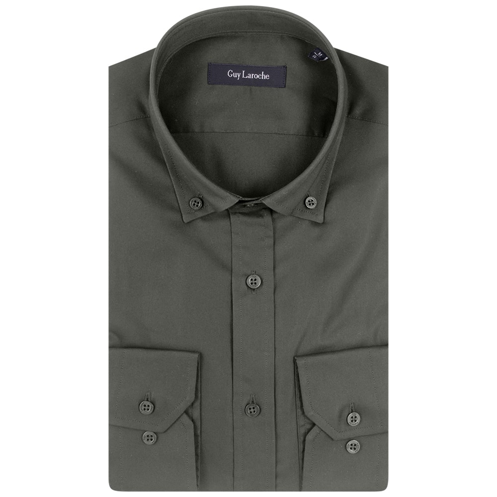 Guy Laroche Πράσινο Πουκάμισο Button Down - GLEW28714/BD