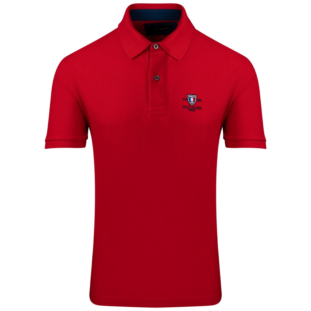 Guy Laroche Κόκκινο Κοντομάνικο polo - GL2319012
