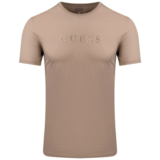 GUESS Μπεζ T-shirt C Neck - GU0APM2BP47K7HD00000