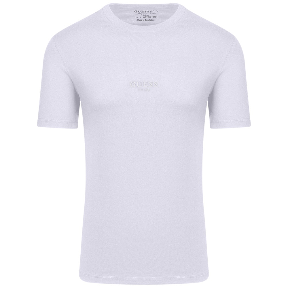 GUESS Λευκό T-shirt C Neck - GU0APM2YI72I3Z140000
