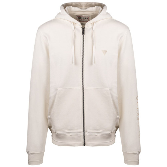 GUESS Εκρού Ζακέτα Hoodie - GU0APM3YQ48KBK320000