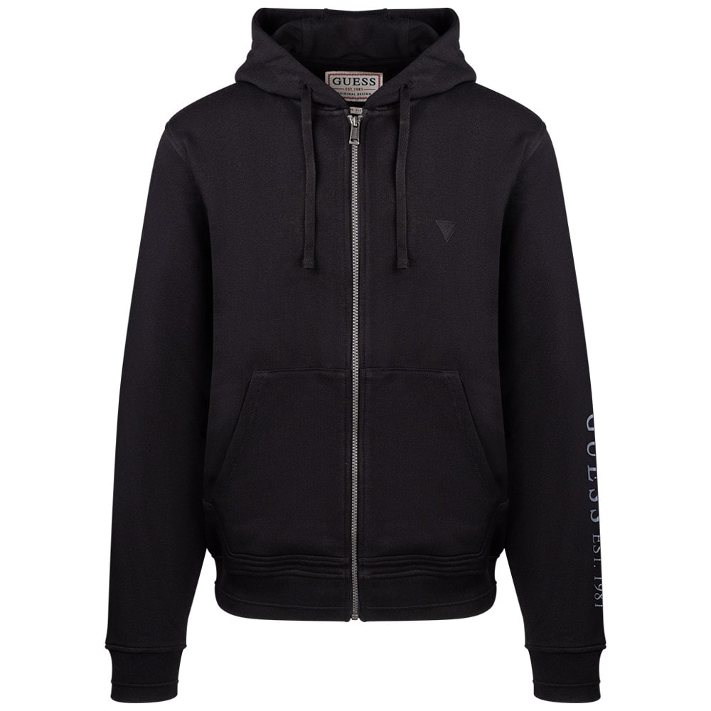 GUESS Ζακέτα Φούτερ Hoody GU0APM3YQ48KBK320000 Μαύρο