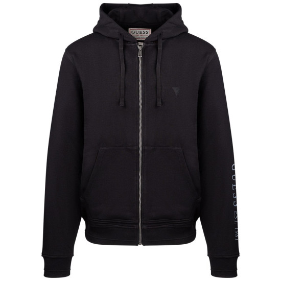 GUESS Ζακέτα Φούτερ Hoody GU0APM3YQ48KBK320000 Μαύρο