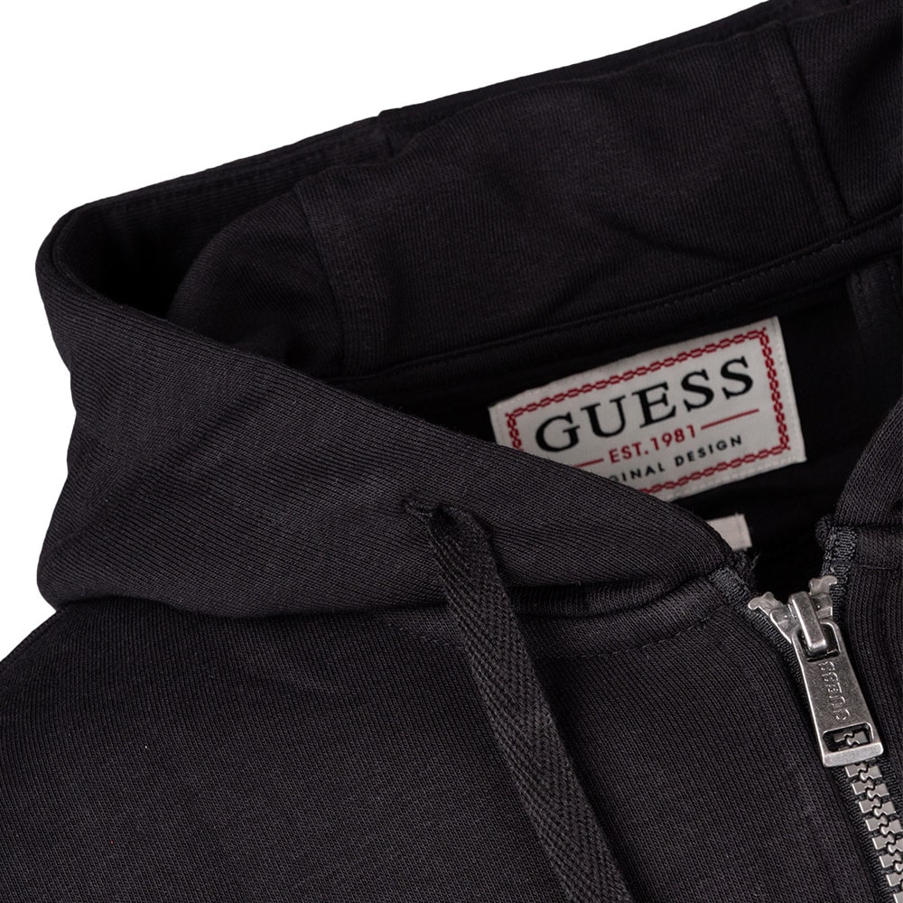 GUESS Ζακέτα Φούτερ Hoody GU0APM3YQ48KBK320000 Μαύρο