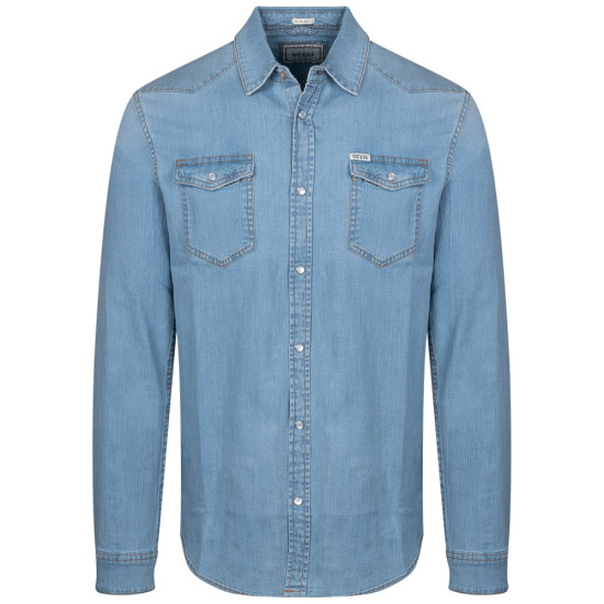 GUESS Μπλε Πουκάμισο Denim - GU0APM4GH02D3PF50000