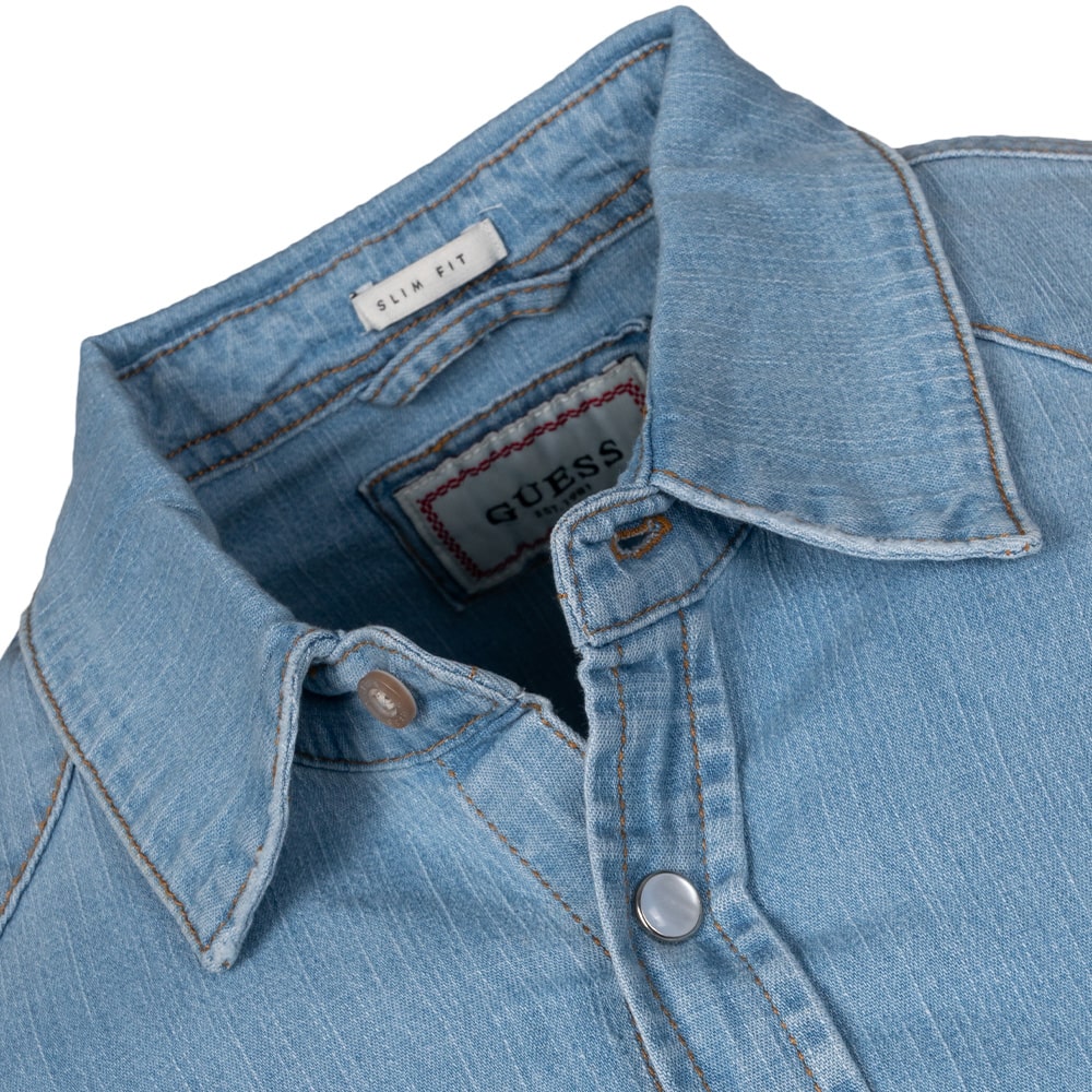 GUESS Μπλε Πουκάμισο Denim - GU0APM4GH02D3PF50000