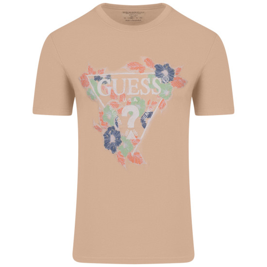 GUESS Μπεζ T-shirt C Neck - GU0APM4GI11I3Z140000