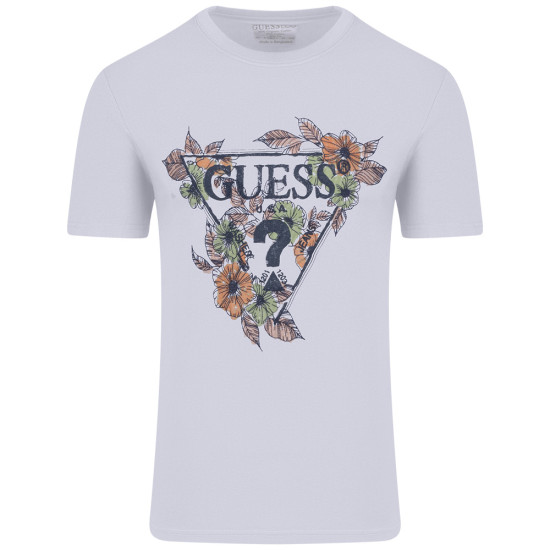 GUESS Λευκό T-shirt C Neck - GU0APM4GI11I3Z140000