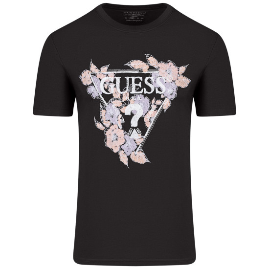 GUESS Μαύρο T-shirt C Neck - GU0APM4GI11I3Z140000