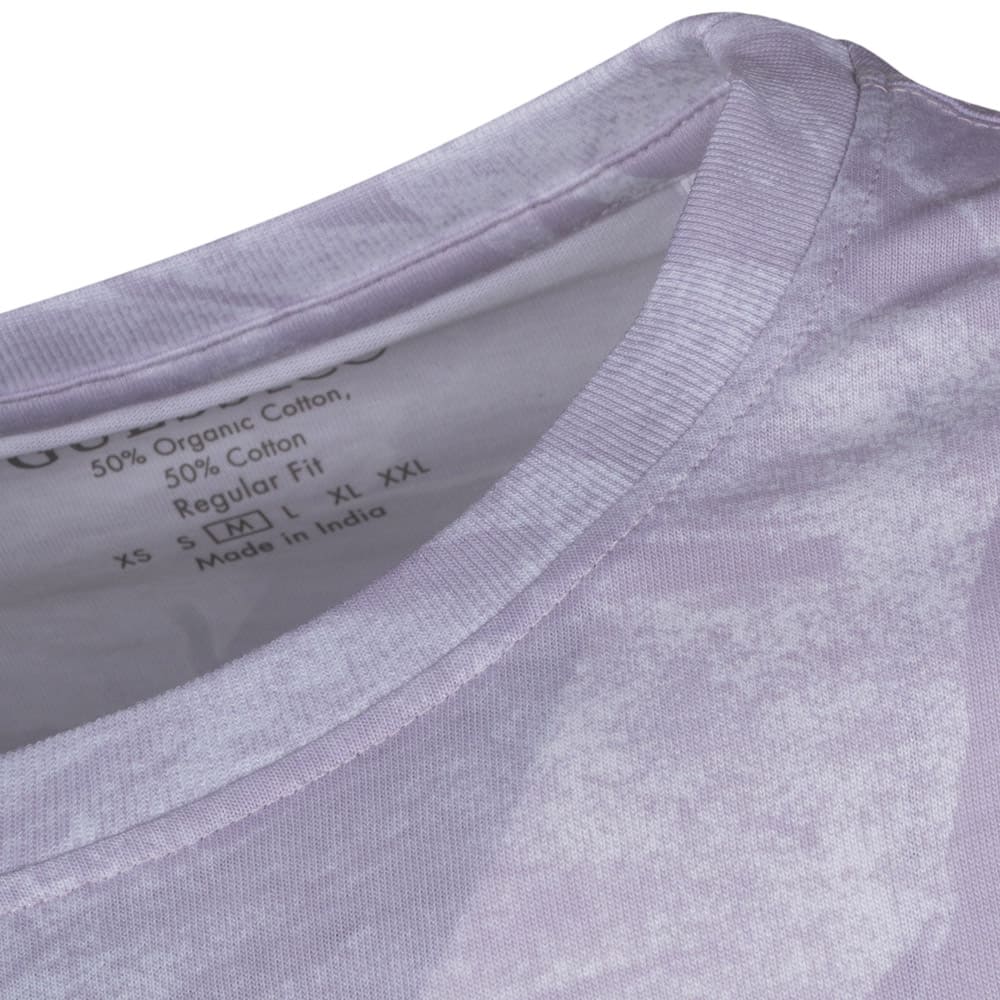 GUESS Μωβ/Λευκό T-shirt C Neck - GU0APM4GI13I3Z140000