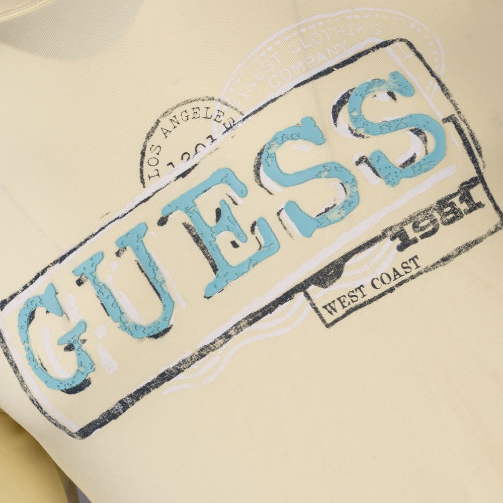 GUESS Κίτρινο T-shirt C Neck - GU0APM4GI26J13140000