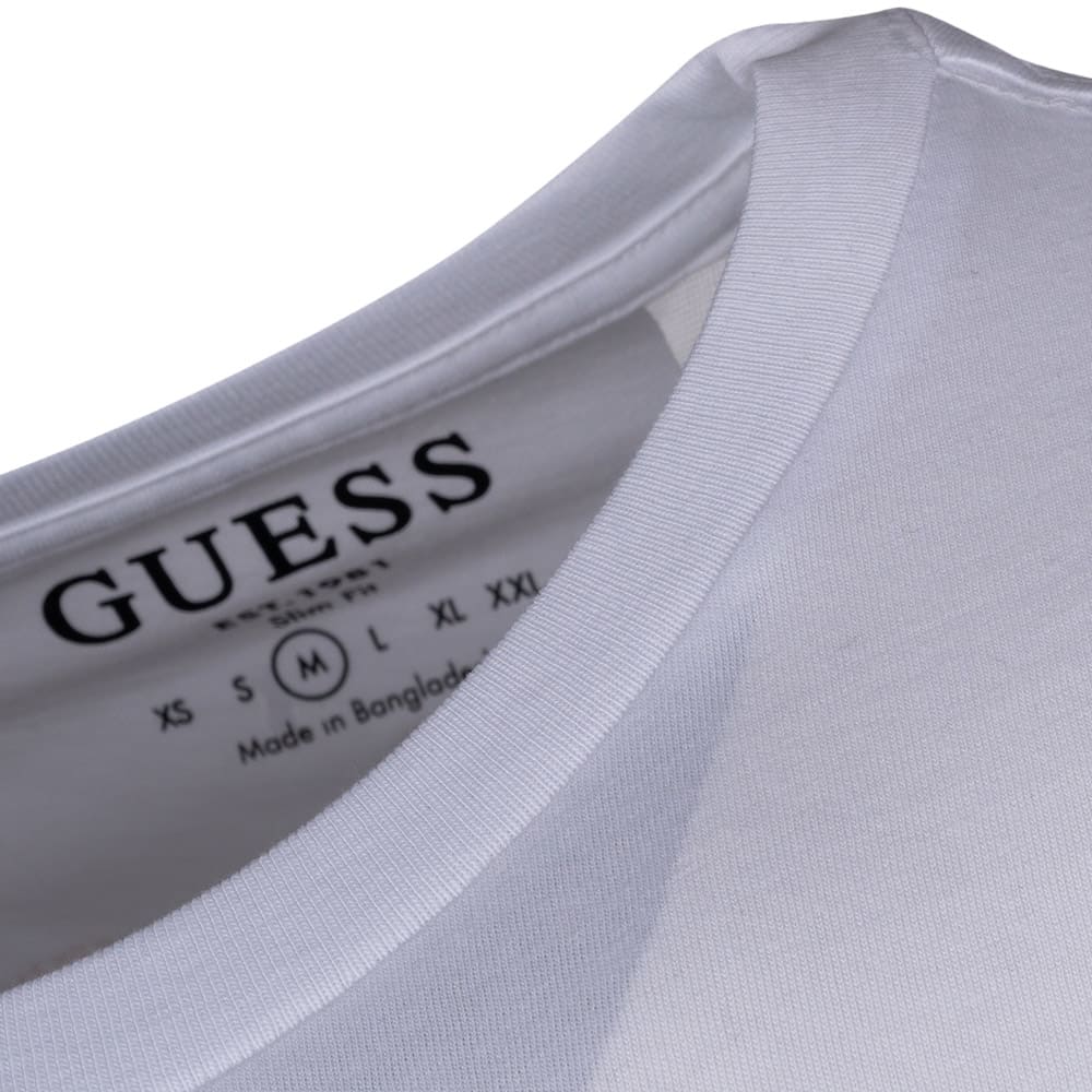 GUESS Λευκό T-shirt C Neck - GU0APM4GI46K9RM10000