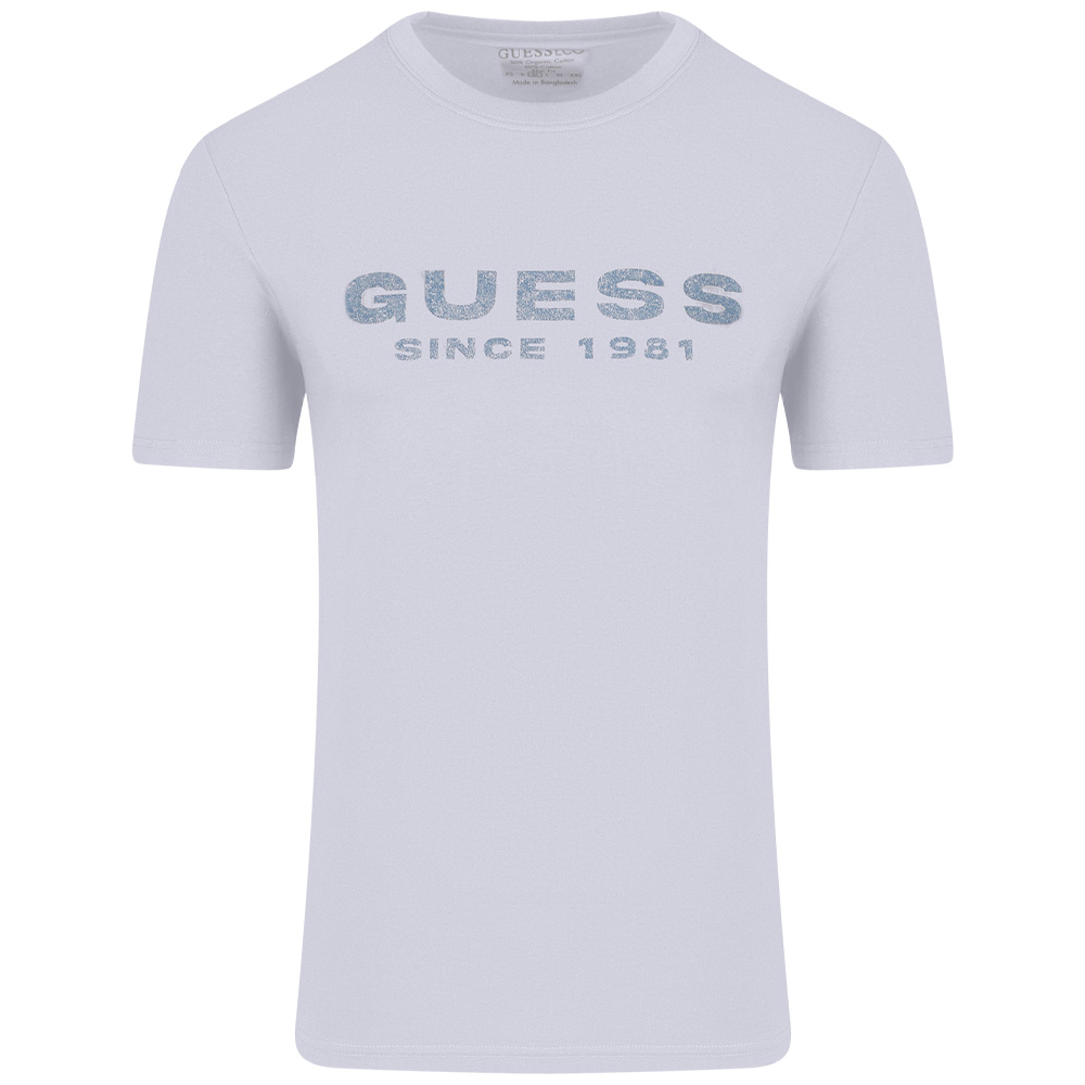 GUESS Λευκό T-shirt C Neck - GU0APM4GI61J13140000