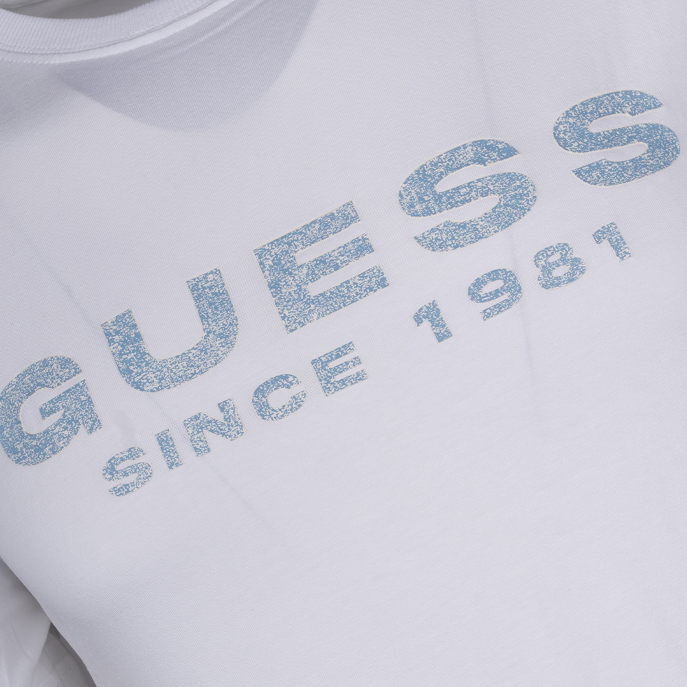 GUESS Λευκό T-shirt C Neck - GU0APM4GI61J13140000