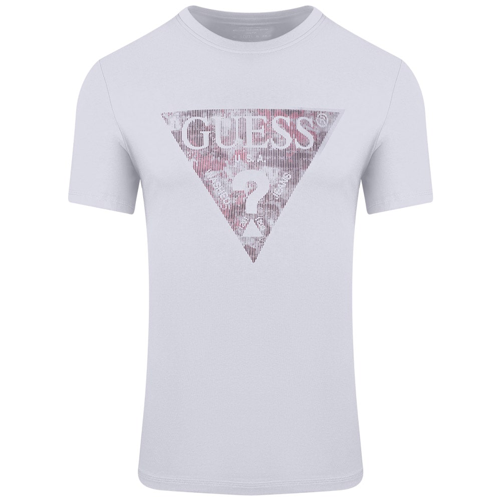 GUESS Λευκό T-shirt C Neck - GU0APM4RI29J13140000