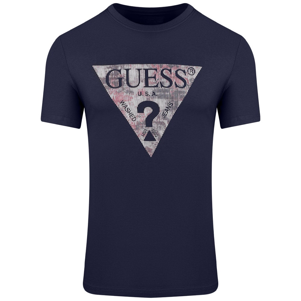 GUESS Μπλε T-shirt C Neck - GU0APM4RI29J13140000
