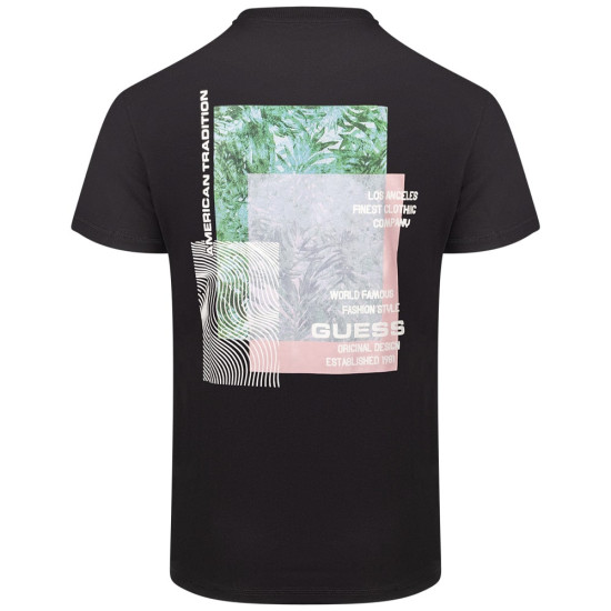 GUESS Μαύρο T-shirt C Neck - GU0APM4YI03I3Z140000