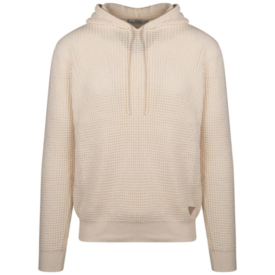 GUESS Εκρού Πουλόβερ Hoodie - GU0APM4YR09Z3FB10000