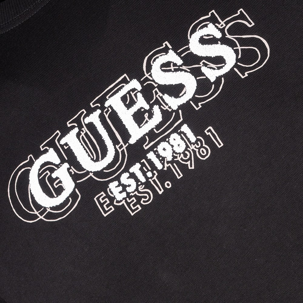 GUESS Μαύρο T-shirt C Neck - GU0APM5BI05I3Z140000