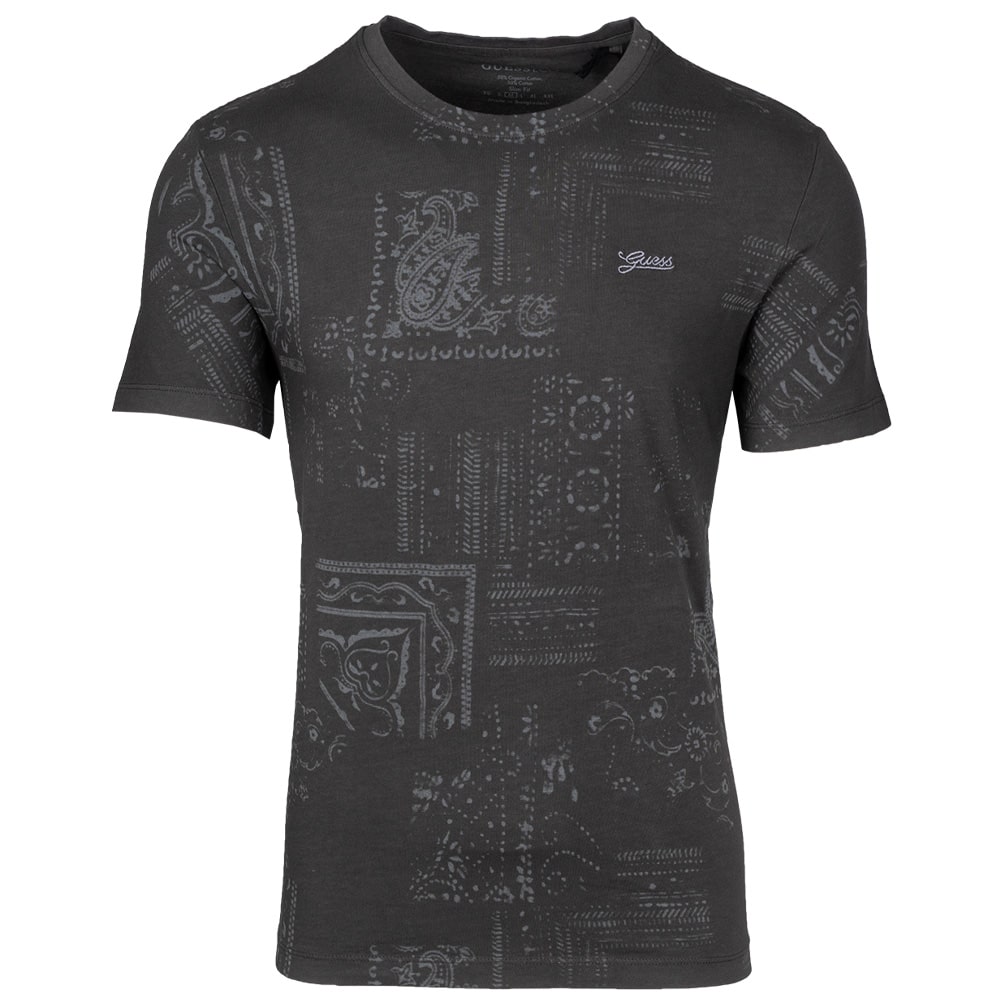 GUESS Ανθρακί T-shirt C Neck - GU0APM5RI09I3Z140000