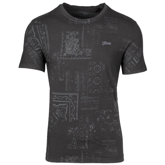GUESS Ανθρακί T-shirt C Neck - GU0APM5RI09I3Z140000