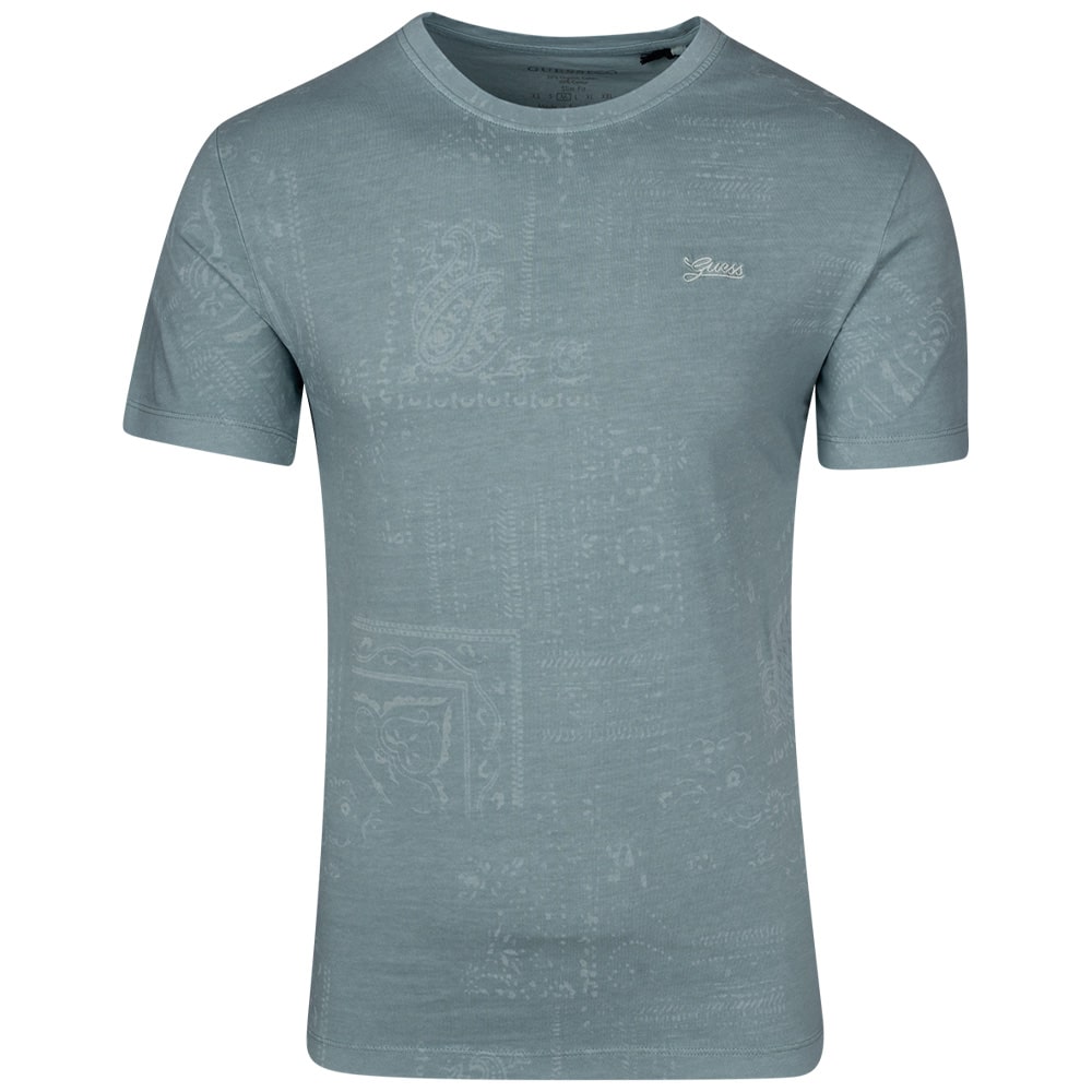GUESS Γαλάζιο Ανοιχτό T-shirt C Neck - GU0APM5RI09I3Z140000