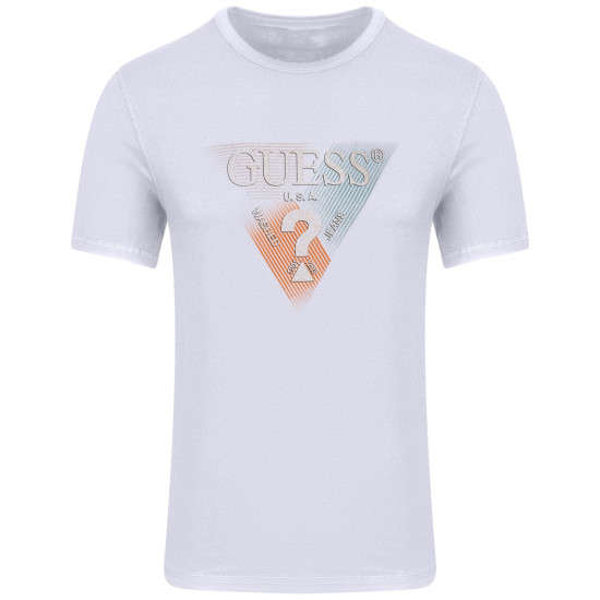 GUESS Λευκό T-shirt C Neck - GU0APM5RI14J13140000