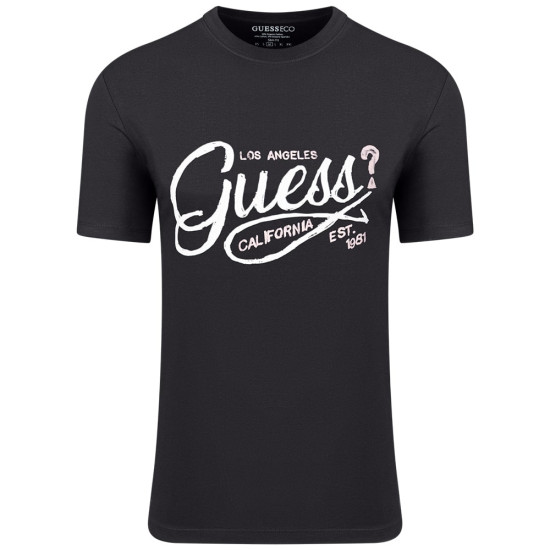 GUESS Μαύρο T-shirt C Neck - GU0APM5RI17J13140000