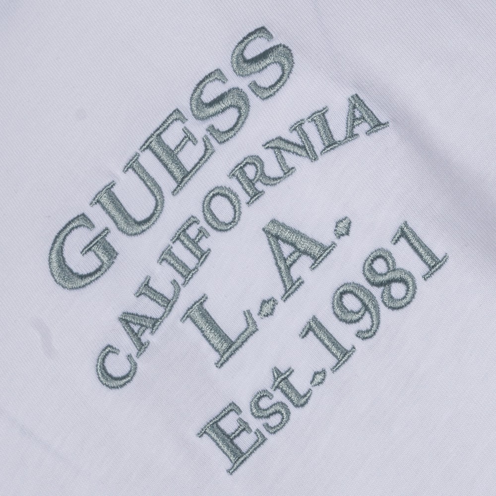 GUESS Λευκό T-shirt C Neck - GU0APM5RI35K8FQ40000