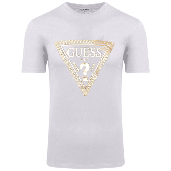 GUESS Λευκό T-shirt C Neck - GU0APM5RI49K9RM10000