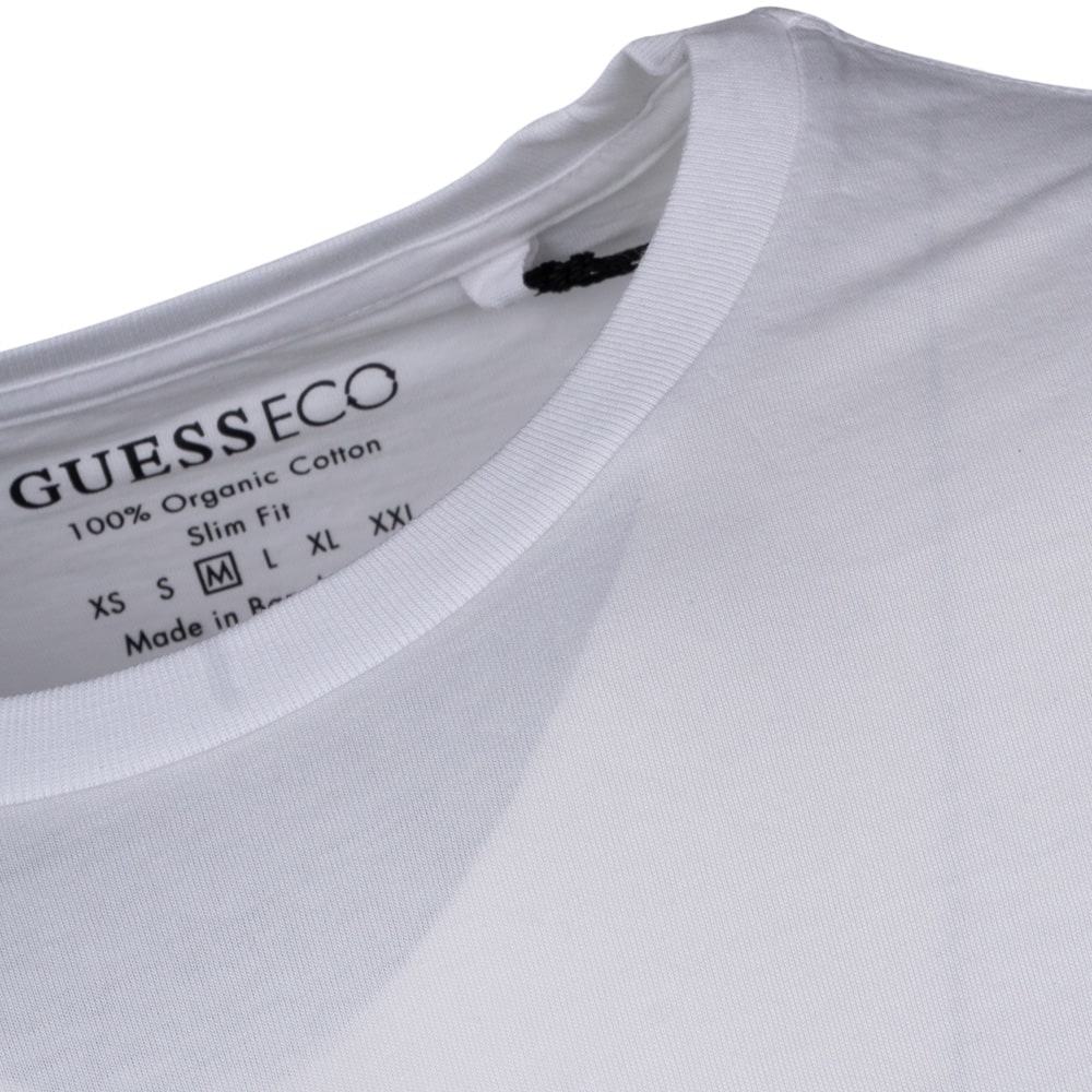 GUESS Λευκό T-shirt C Neck - GU0APM5RI49K9RM10000