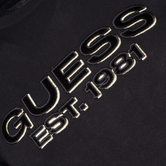 GUESS Μαύρο T-shirt C Neck - GU0APM5RI50K9RM10000