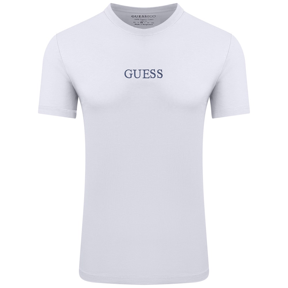 GUESS Λευκό T-shirt C Neck - GU0APM5RI58K9RM10000
