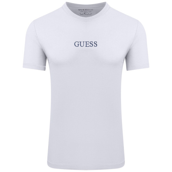 GUESS Λευκό T-shirt C Neck - GU0APM5RI58K9RM10000