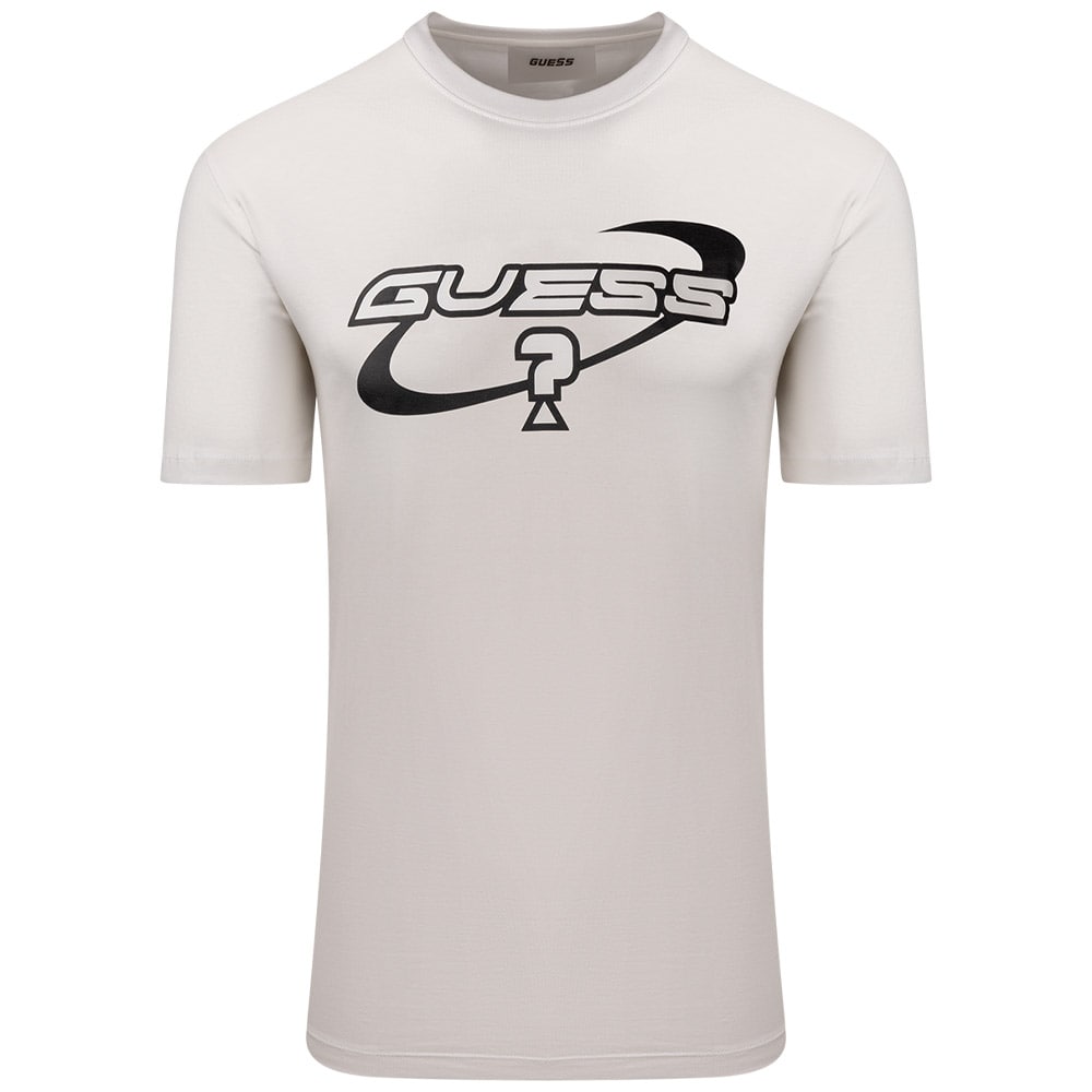 GUESS Εκρού T-shirt C Neck - GU0APZ3GI01I3Z140000