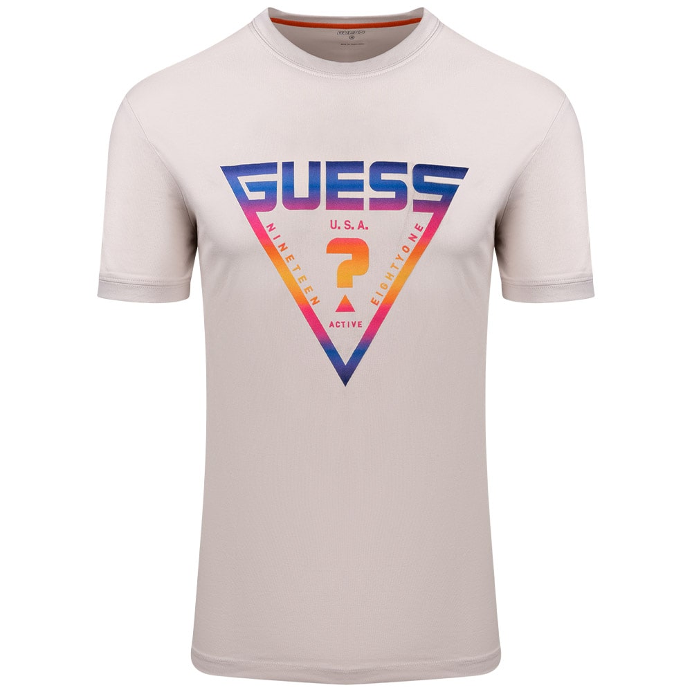 GUESS Εκρού T-shirt C Neck - GU0APZ3RI09J13140000