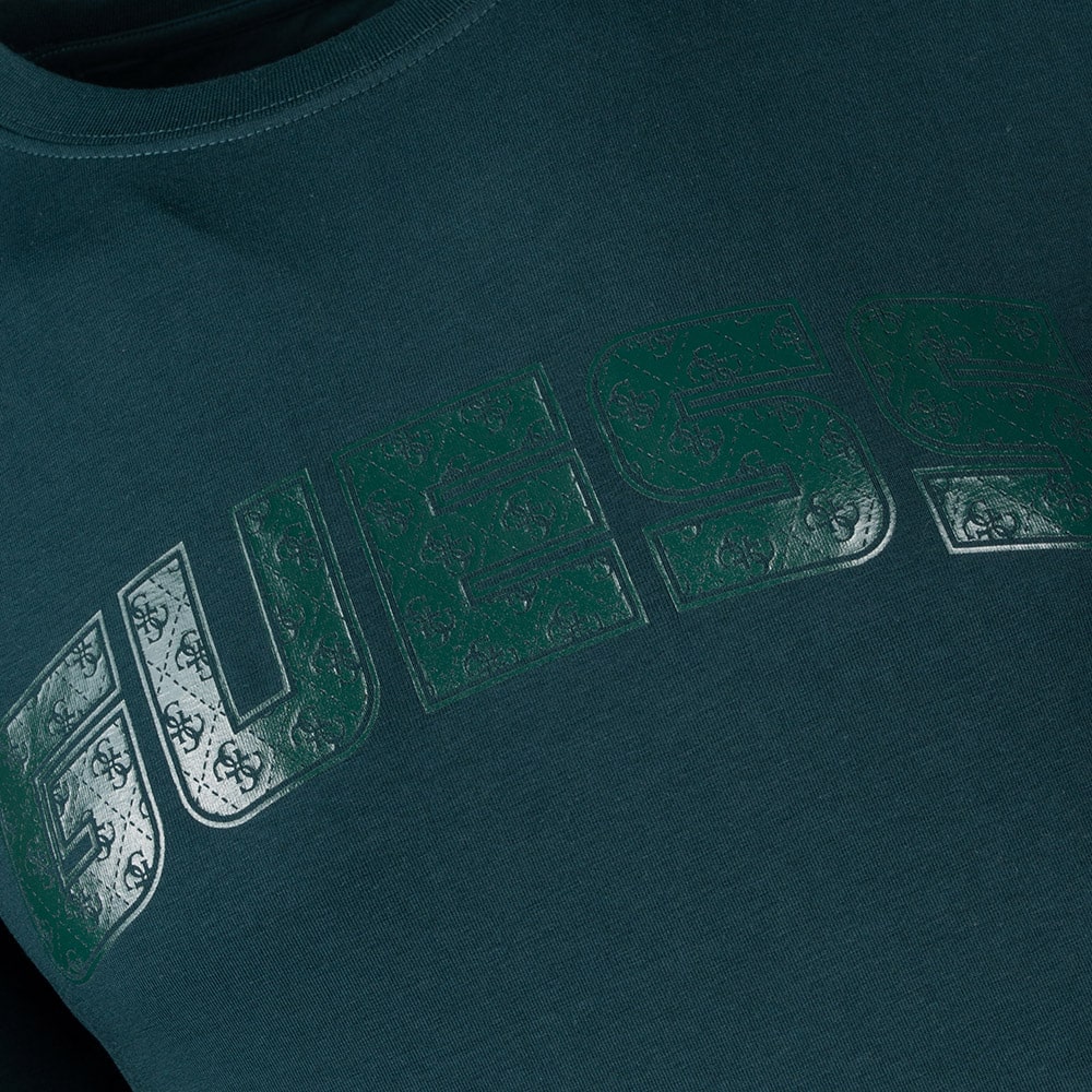 GUESS Πράσινο T-shirt C Neck - GU0APZ4RI00J13140000