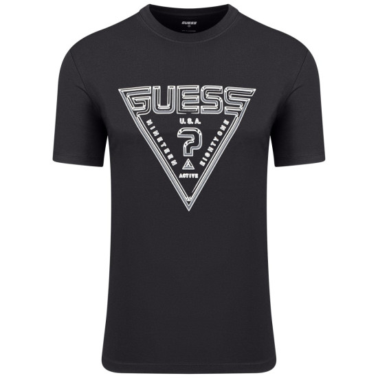 GUESS Μαύρο T-shirt C Neck - GU0APZ5RI12J13140000