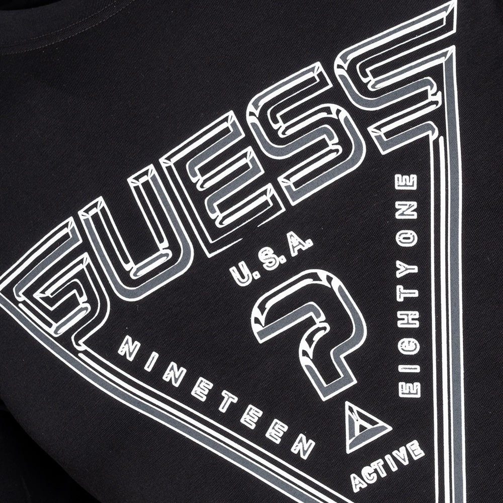 GUESS Μαύρο T-shirt C Neck - GU0APZ5RI12J13140000