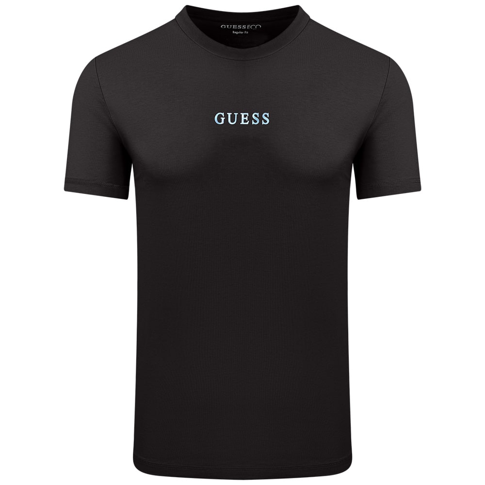 GUESS Μαύρο T-shirt C Neck - GU0APM4BI05K9RM10000