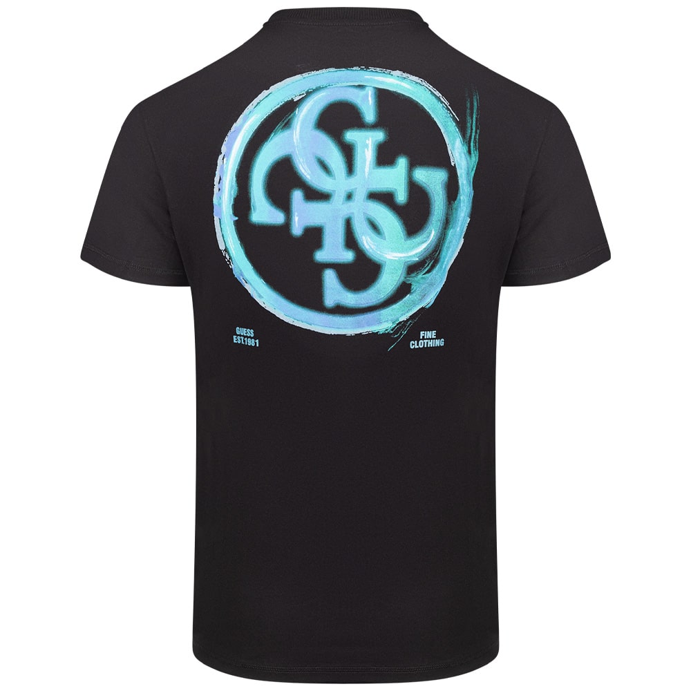 GUESS Μαύρο T-shirt C Neck - GU0APM4BI05K9RM10000