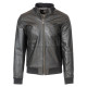 GUY LAROCHE Μαύρο Δερμάτινο τύπου bomber - 722