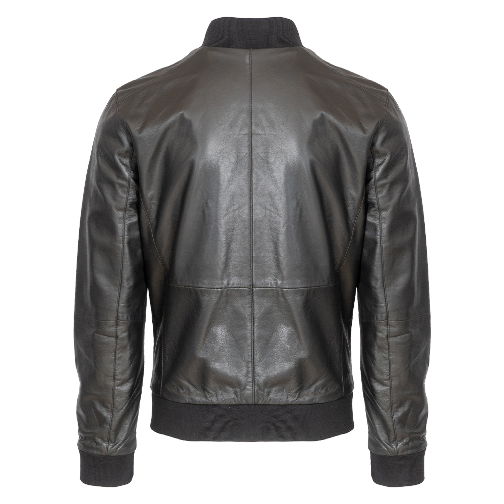 GUY LAROCHE Μαύρο Δερμάτινο τύπου bomber - 722
