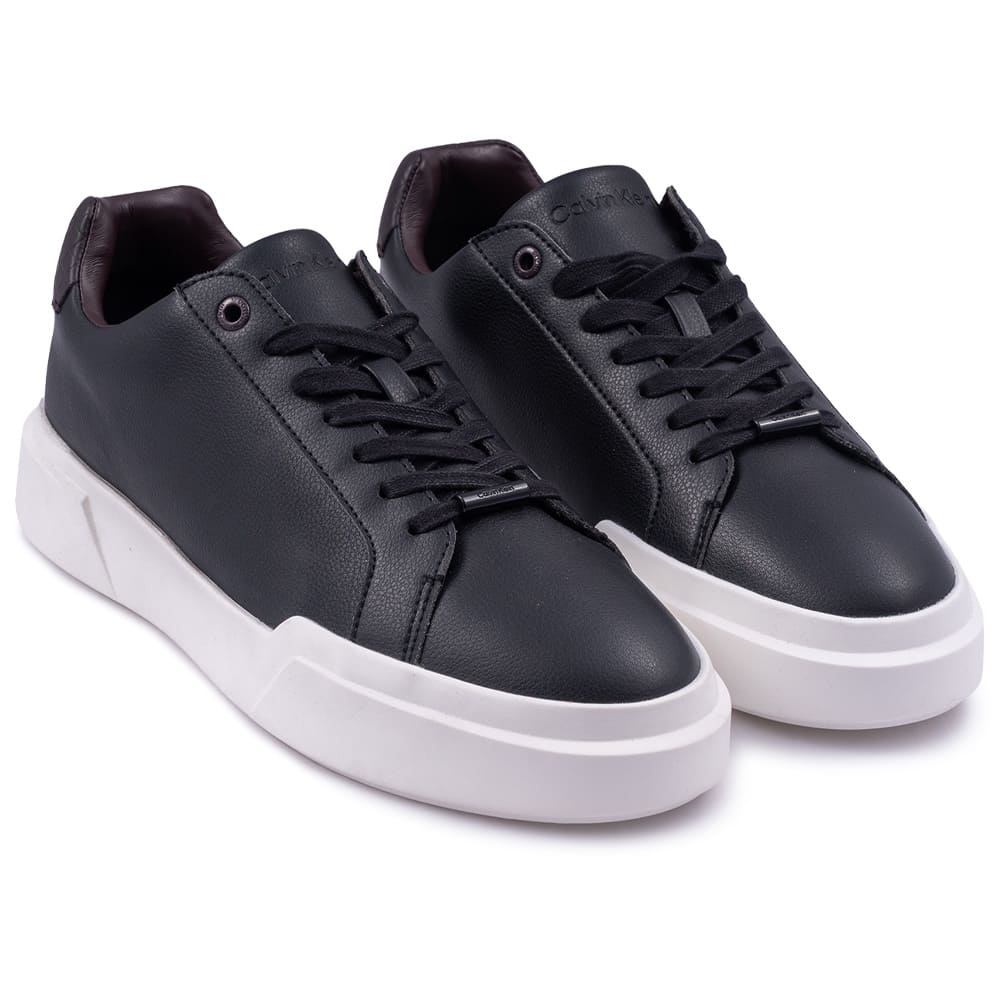 Calvin Klein Μαύρα Sneakers 100% Leather - HM0HM02239