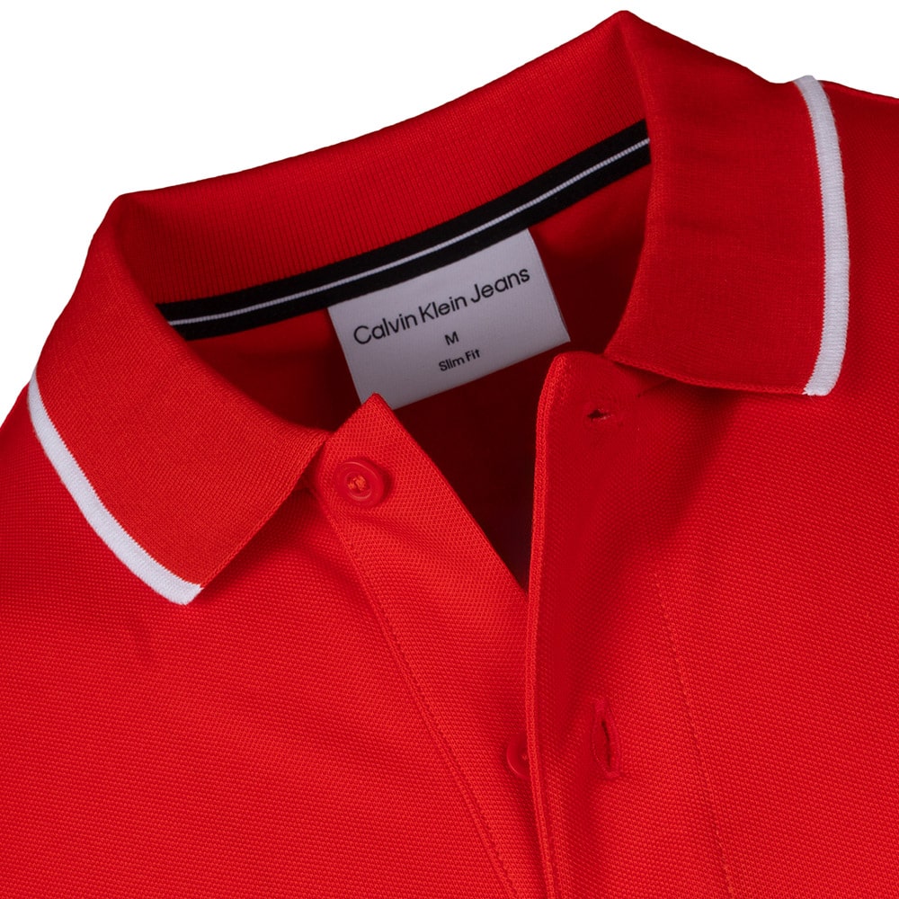 Calvin Klein Κόκκινο Κοντομάνικο polo - J30J315603