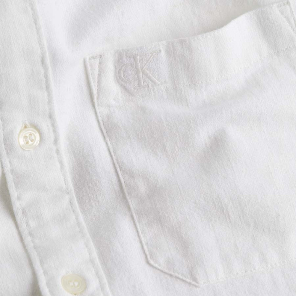 Calvin Klein Λευκό Πουκάμισο - J30J320077