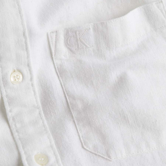 Calvin Klein Λευκό Πουκάμισο - J30J320077