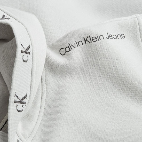 Calvin Klein Λευκό Hoodie - J30J321883